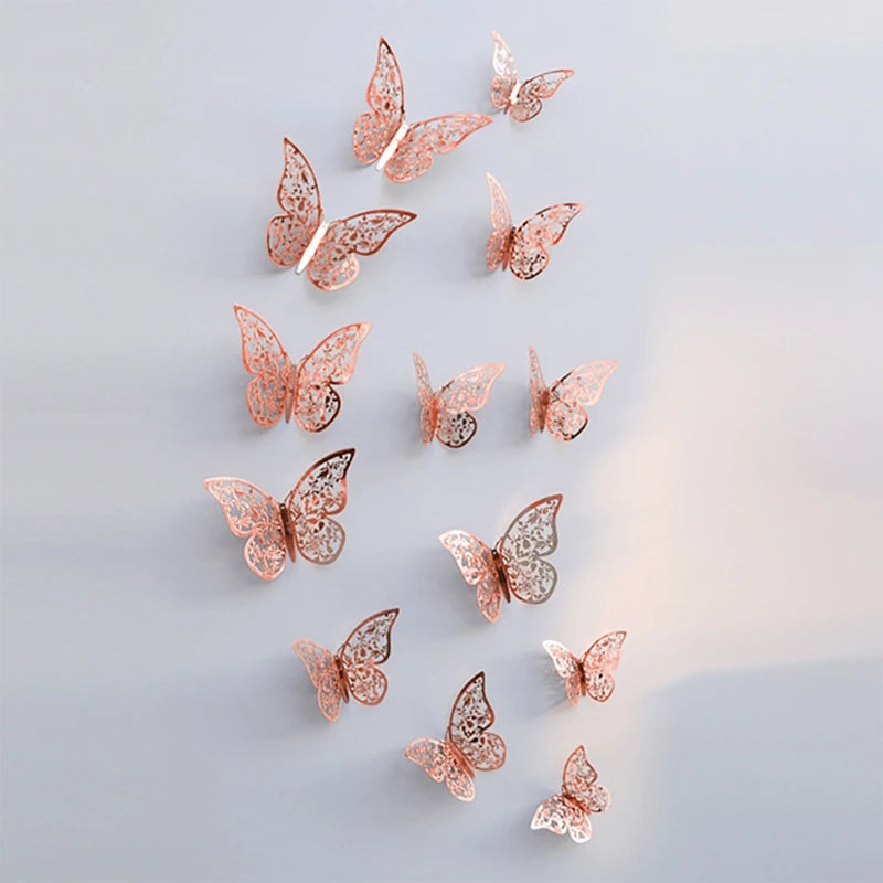 3D Hollow Butterfly Creative Wall Sticker